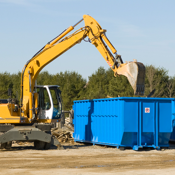 how does a residential dumpster rental service work in Sanborn WI